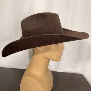 Cody James Cowboy Hat Mens 7 1/2-60cm  Brown Cattleman Crease XXX Wool Rodeo